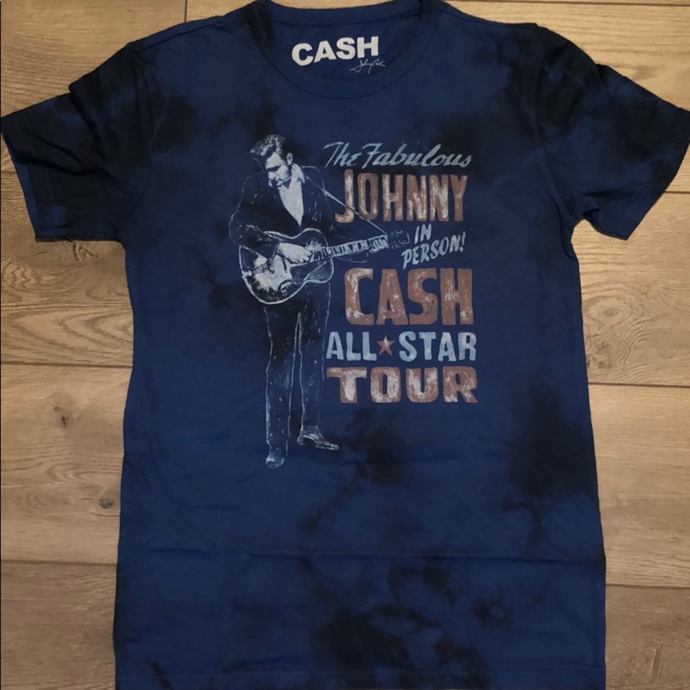 Johnny Cash On Tour Tie Dye Tee